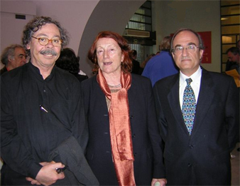 Alberto Corazón, Rosa Regàs y Ángel P.